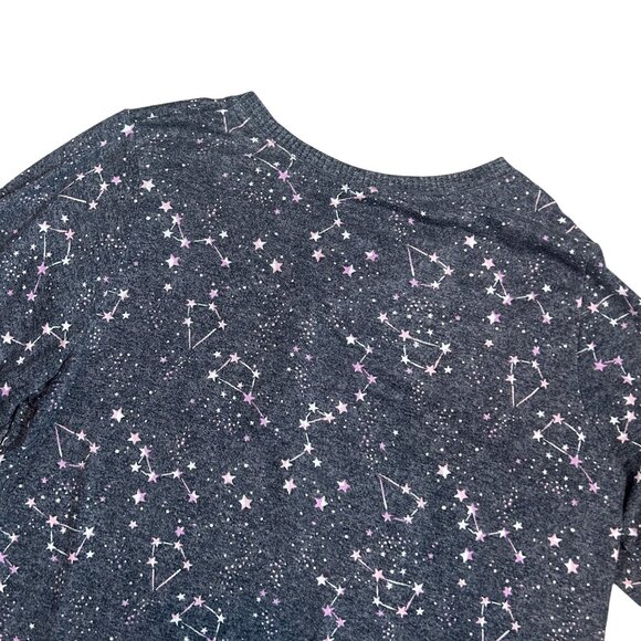 Cuddl Duds Womens L/G 14/16 Gray Constellation Lounge Set Polyester/Spandex 1886 - Picture 11 of 11